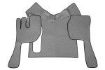 FL13, floor mats - ECO- leather, VOLVO FH 12 FH 16 ( . 2002-2012) - MANUAL 2 grey
